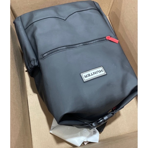 Hunter Backpack Black Top Clip Hiking Water-Resistant Storage Compartments NWT - Picture 2 of 3